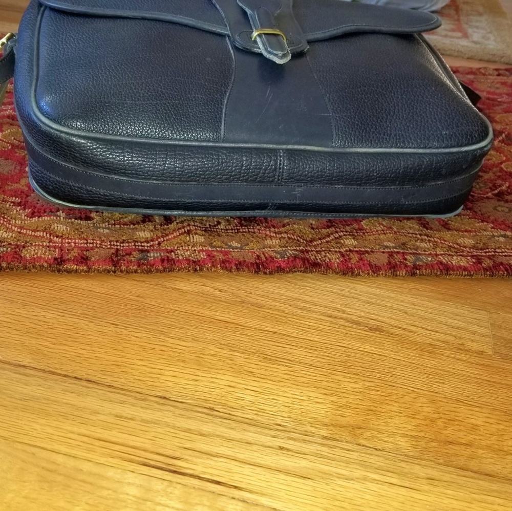 Vtg. Unisex Dooney Bourke British Surrey Briefcase - Picture 7 of 13